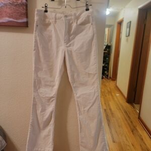 Harper White Boot Cut Corduroy Pants